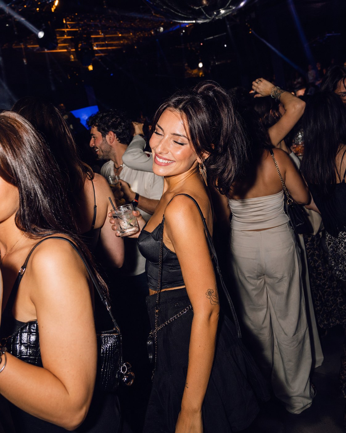 Nightclub candid dancing